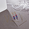 300pcs 3 Colors Brass Ball Head Pins KK-AR0002-16-2