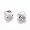 Tibetan Style Alloy Heart Charms TIBEP-LFH260Y-LF-1