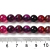 Dyed & Heated Natural Dragon Veins Agate Beads Strands G-P539-A01-09-5