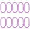 10Pcs Alloy Spring Gate Rings FIND-TA0009-25E-1