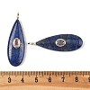 Dyed Natural Lapis Lazuli Pendants G-D357-03F-3