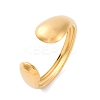 304 Stainless Steel Cuff Rings for Women RJEW-F175-03G-02-2