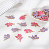 32Pcs 2 Colors Alloy Enamel Pendants ENAM-LP0001-92-1