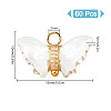 Plating Transparent Acrylic Pendants FIND-DC0004-69-2