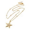 Real 18K Gold Plated Brass Micro Pave Clear Cubic Zirconia Pendant Necklaces for Women LS-NJEW-K381-03C-C-2