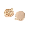 Brass Pendants with Clear Glass KK-N254-52G-2