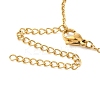 Oval with Sun 304 Stainless Steel Pendant Necklaces for Women LS-NJEW-U009-01G-3