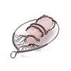 Natural Rose Quartz Big Pendants G-F702-02R-A-3