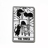 Tarot Theme Printed Acrylic Pendants MACR-G061-04P-1