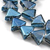 Full Plated Electroplate Glass Beads Strands EGLA-G037-08A-FP01-3