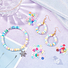2500Pcs 10 Colors Handmade Polymer Clay Beads Strands CLAY-AR0001-24C-2