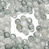 Frosted Transparent Acrylic Beads X1-OACR-F013-13F-1
