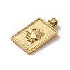 304 Stainless Steel Pendants STAS-L022-306G-04-2