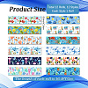 12 Rolls Sea Animals Theme Adhesive Paper Tapes DIY-WH20009-47C-2