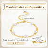 1Pc Brass Multi-strand Bracelets BJEW-LP0015-16-2