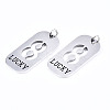 Non-Tarnish 201 Stainless Steel Pendants LS-STAS-T044-220P-8-3