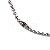 Tarnish Resistant 304 Stainless Steel Ball Chain Necklaces LS-CHS-O005-B-1.5mm-4