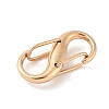 Alloy & Iron Double S Snap Hook Spring Keychain Clasps FIND-H049-02B-KCG-2