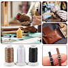 3 Rolls 3 3 Colors Flat Waxed Polyester Cord OCOR-CL0001-12B-5