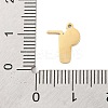 Ion Plating(IP) 304 Stainless Steel Pendants STAS-N103-193F-3