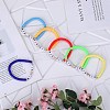 6Pcs 6 Style Polymer Clay Heishi Surfer Stretch Bracelets Set BJEW-SW00120-4