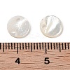 Natural White/Black Shell Carved Pendants SSHEL-D084-01A-3