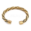 Ion Plating(IP) 304 Stainless Steel Cuff Bangles for Women STAS-M023-18C-2
