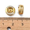 Ion Plating(IP)  304 Stainless Steel Slide Charms STAS-C089-06A-G-3