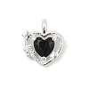 925 Sterling Silver Micro Pave Cubic Zirconia Pendants LS-STER-Q002-02G-1