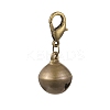 Brass Bell Pendant Decorations HJEW-JM02456-1