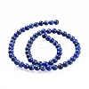 Natural Lapis Lazuli Bead Strands X-G-G953-01-6mm-2