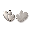 Non-Tarnish Valentine's Day 304 Stainless Steel Pendants LS-STAS-E193-03P-1
