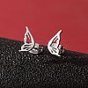 Stainless Steel Stud Earrings for Women PW-WGFE412-14-1