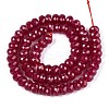 Lab Grown Red Corundum Beads Strands G-G106-A45-07-2