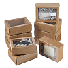 Kraft Paper Cardboard Gift Drawer Boxes CON-WH0085-129A-1