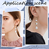 40Pcs 2 Styles Brass Leverback Earring Findings DIY-CN0002-85G-5