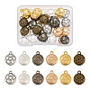 36Pcs 6 Colors Alloy Charms FIND-CW0001-19-1