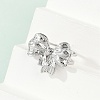 304 Stainless Steel Cuff Rings LS-RJEW-D306-15P-4