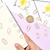 120Pcs 6 Styles Oval Iron Paper Clips AJEW-SP0003-02-4
