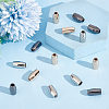 60Pcs 3 Colors Zinc Alloy Cord Ends FIND-GO0002-86A-4
