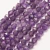 Natural Amethyst Beads Strands G-E359-01-6mm-2