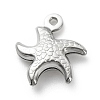 Non-Tarnish 304 Stainless Steel Pendants STAS-D243-06-1