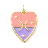 Brass Enamel Pendants LS-KK-Z077-01G-05-1