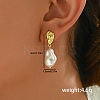 Elegant Brass Dangle Stud Earrings AI3565-3-2