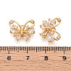 Brass Micro Pave Cubic Zirconia Charms KK-N263-76A-G-3