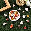 40Pcs 10 Styles Alloy Enamel Pendants ENAM-YW0005-46-2