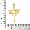 Brass Micro Pave Cubic Zirconia Pendants KK-U053-17G-02-3