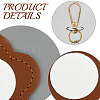 CutHollow 2Pcs 2 Colors PU Leather Pendant Decorations HJEW-CL0001-04A-5