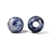 Natural Blue Spot Jasper European Beads G-Q602-09B-07-2