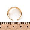304 Stainless Steel Adjustable Cuff Rings RJEW-L129-05G-5
